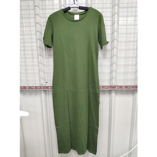Maxi T Shirt Dress Women Winter Autumn Vintage Sexy Bodycon Christmas Black White Cotton Long Sleeve Dresses Plus Size Oversize